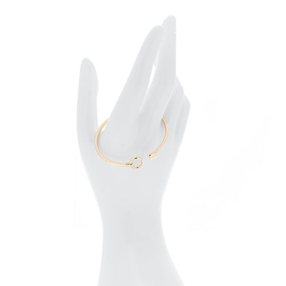 Tiffany 18K Yellow Gold Keys Wire Bracelet 2 of 6