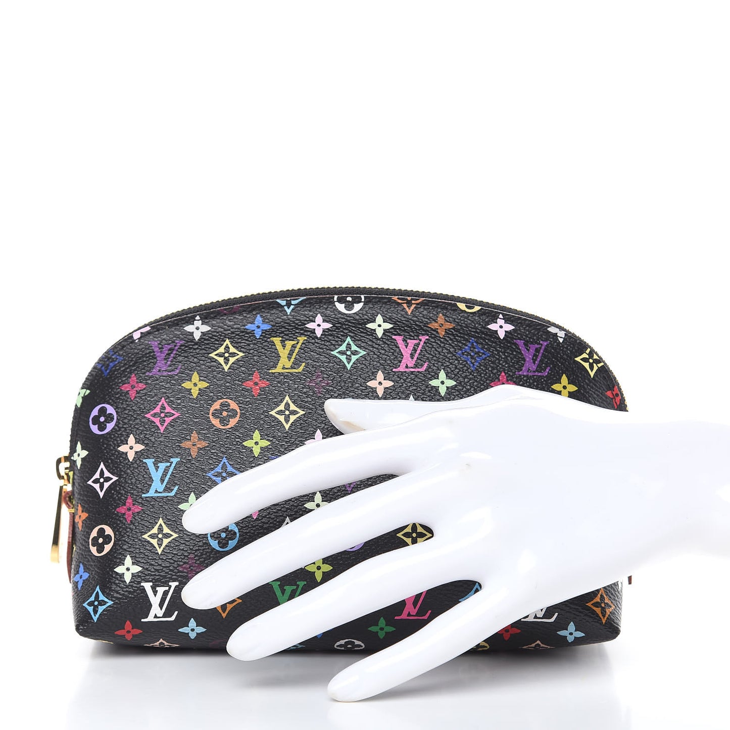 Monogram Multicolor Cosmetic Pouch Black Grenade