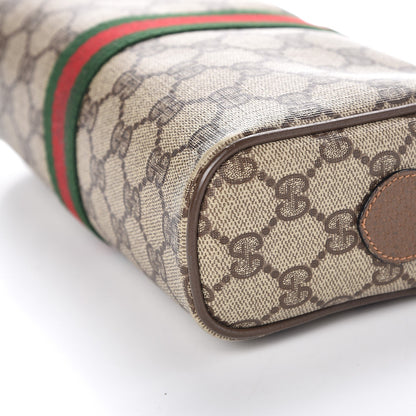 Gucci Coated Canvas Monogram Web Small Shoulder Bag Brown 16 of 16
