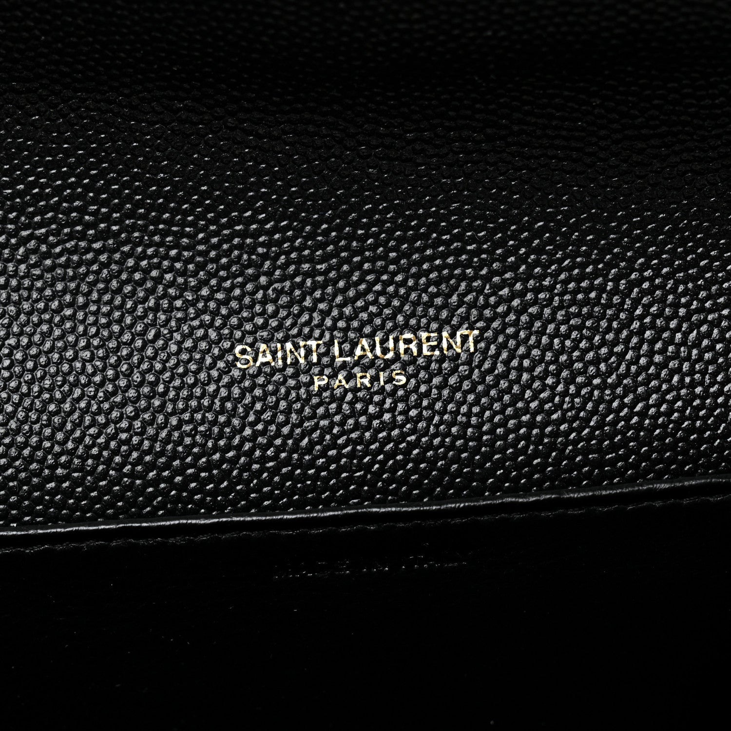 Saint Laurent Grain de Poudre Uptown Chain Wallet Black 7 of 11