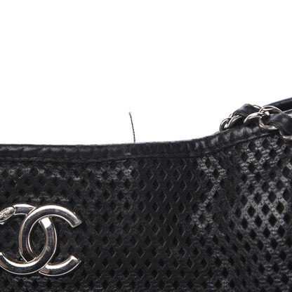 Chanel Calfskin Perforated Up In The Air Tote Black 13 of 14