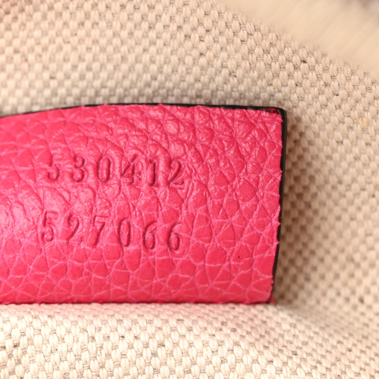 Grained Calfskin Logo Belt Bag Pink