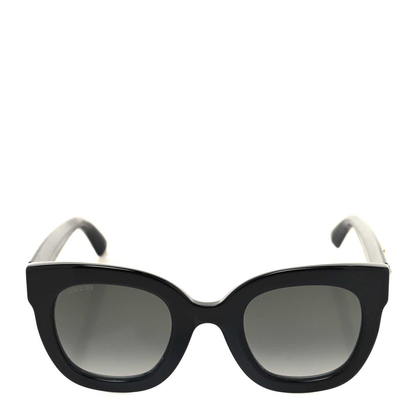 Acetate Crystal Star Round Frame Sunglasses GG0208S Black