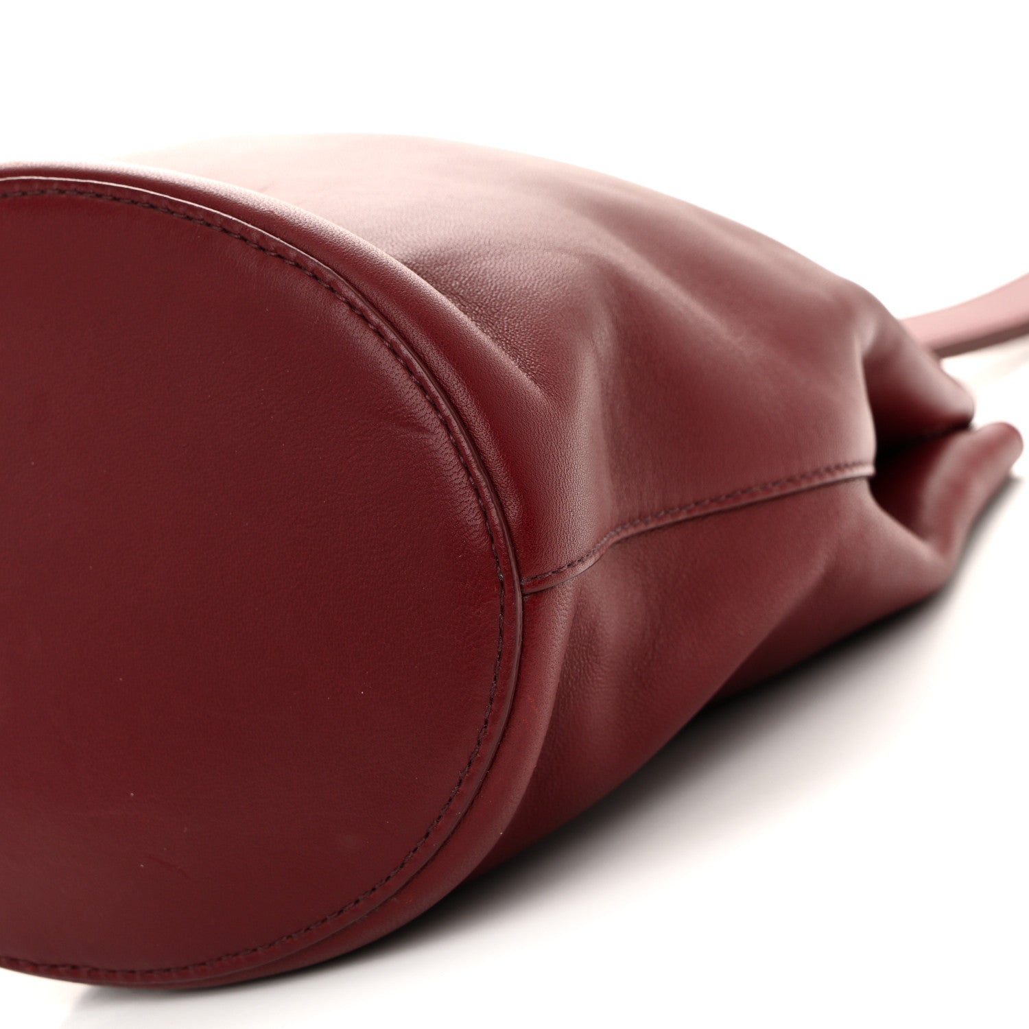 Bottega Veneta Nappa Drop Bucket Bag Bordeaux 1839151 – FASHIONPHILE