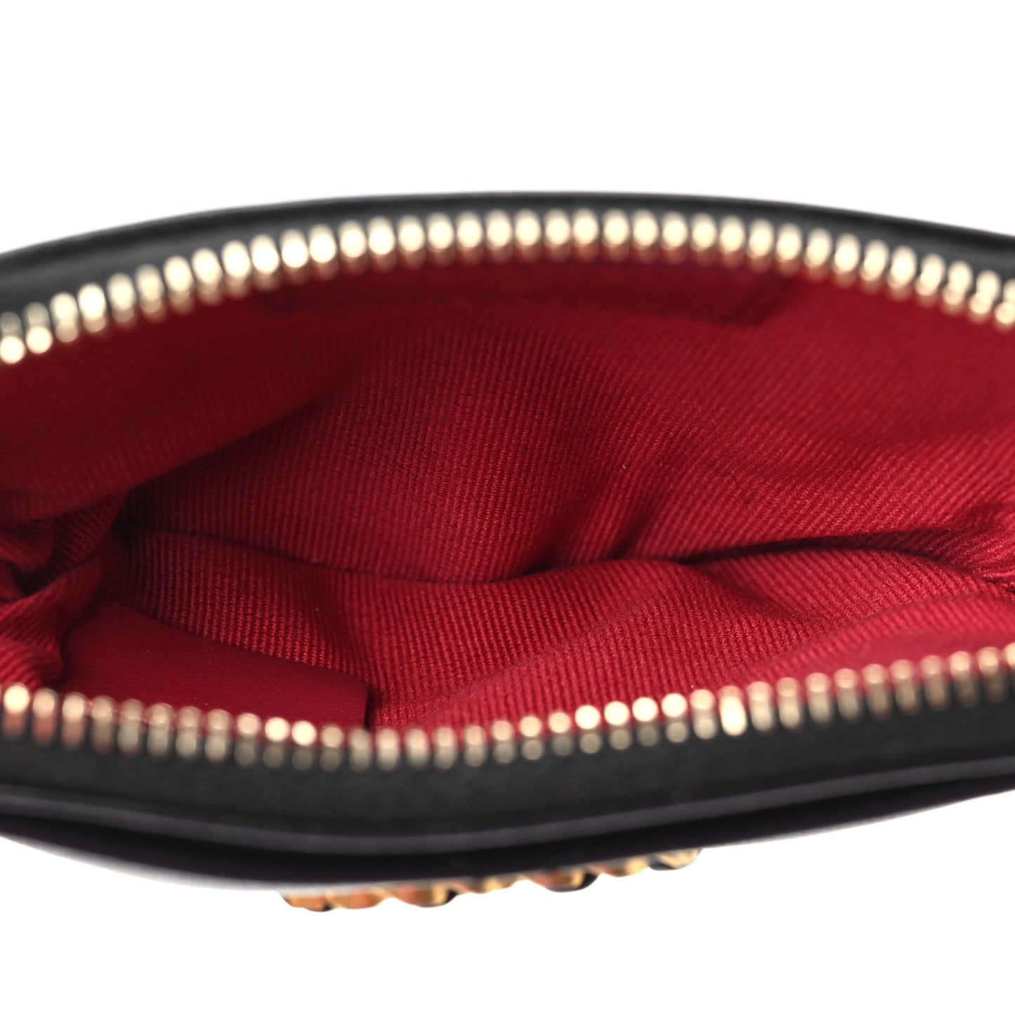 Lambskin Quilted Chanel 19 Zip Card Holder Wallet Black