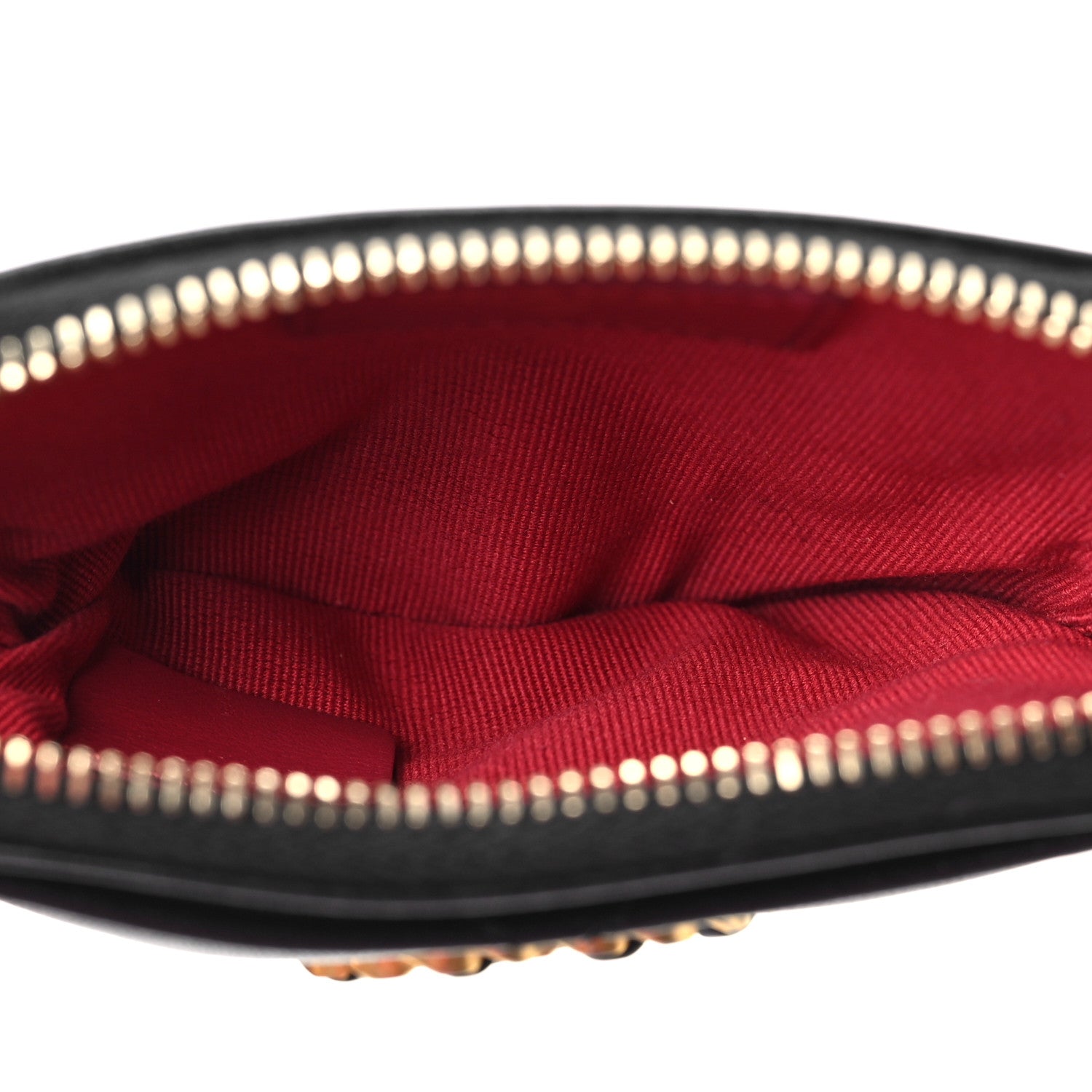 Chanel Lambskin Quilted Chanel 19 Zip Card Holder Wallet Black 5 of 8