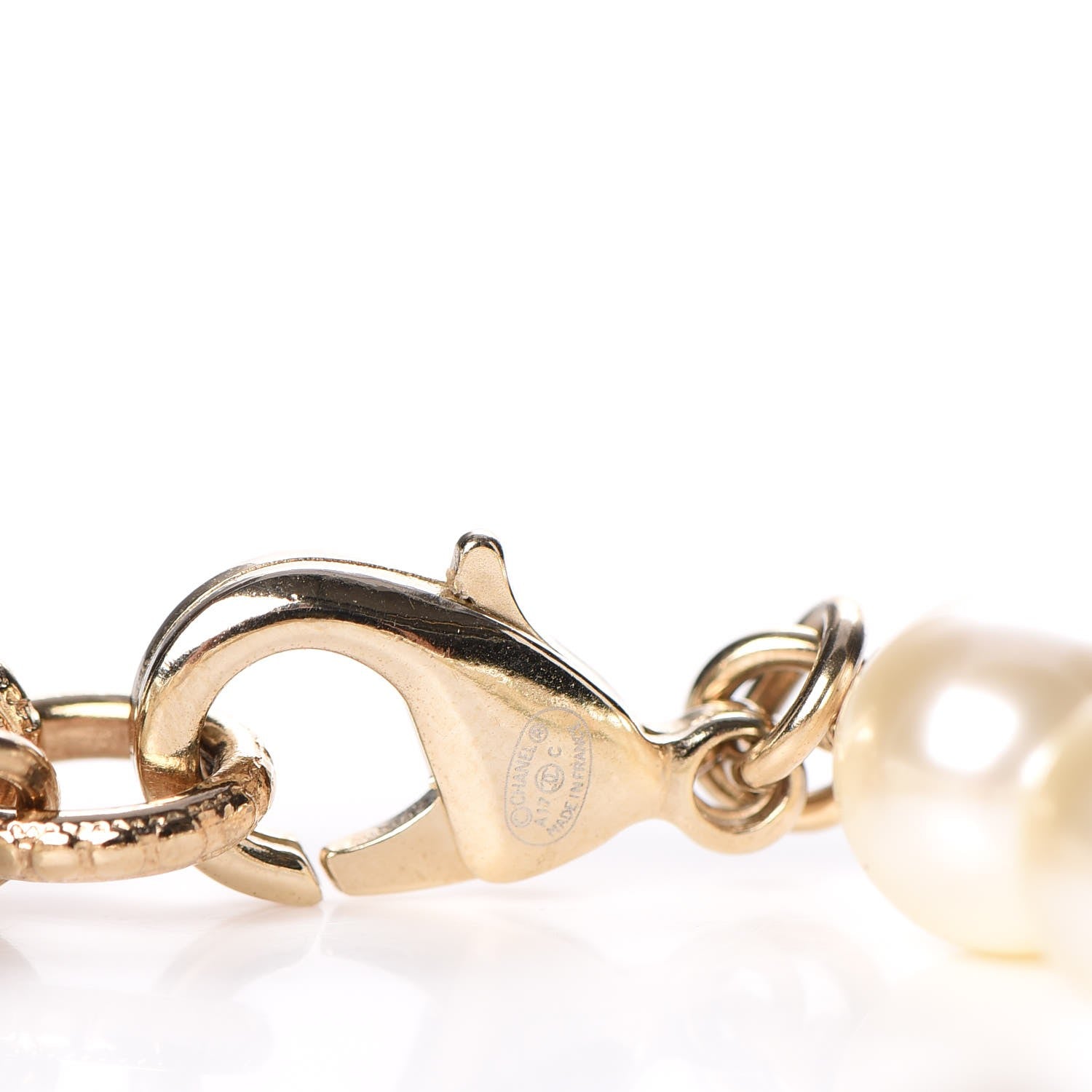 Chanel Pearl Star CC Bracelet Gold 5 of 6