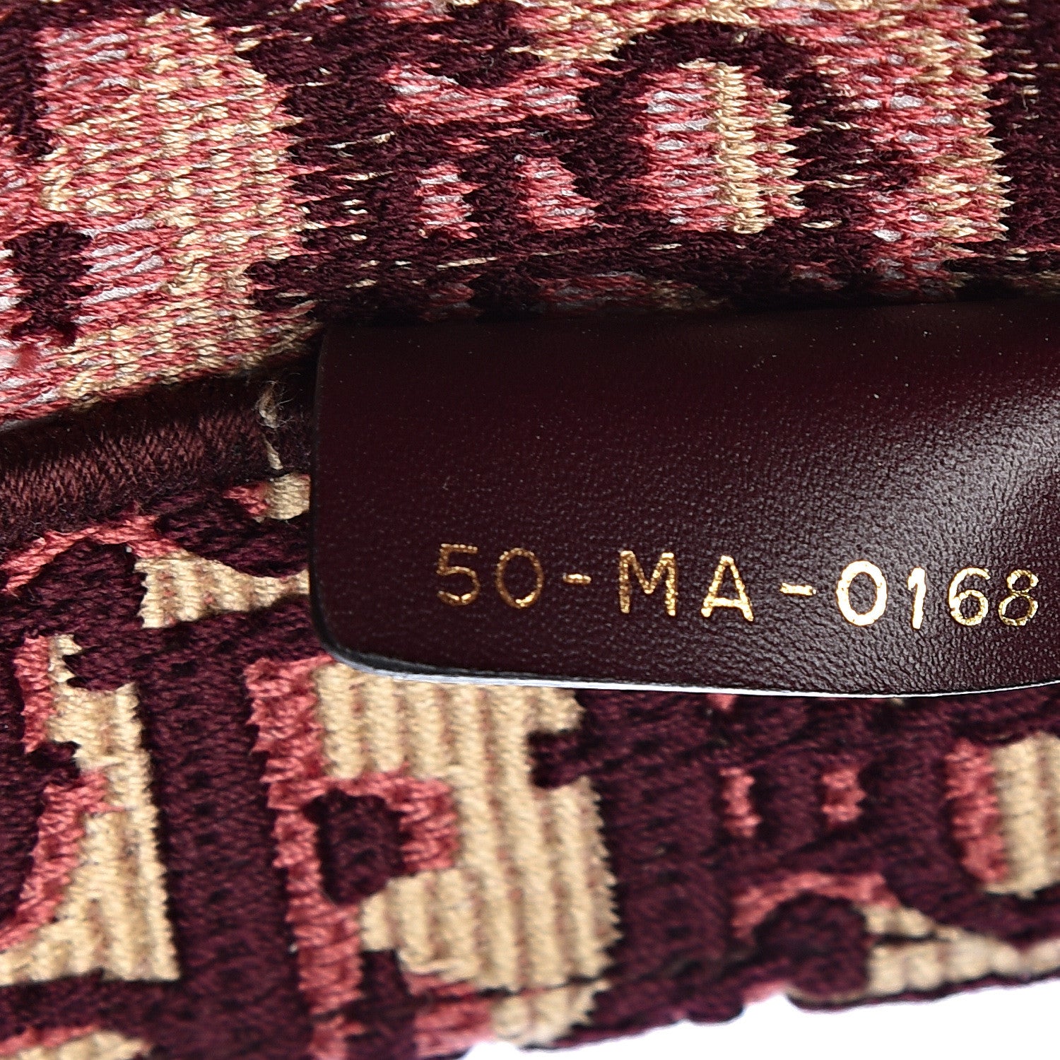 Christian Dior Oblique Large Book Tote Burgundy Multicolor 6 of 10