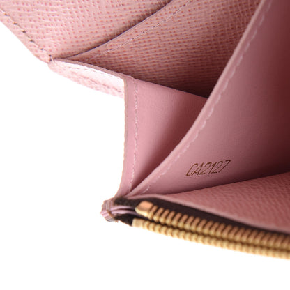 Louis Vuitton Damier Ebene Caissa Wallet Rose Ballerine 7 of 8