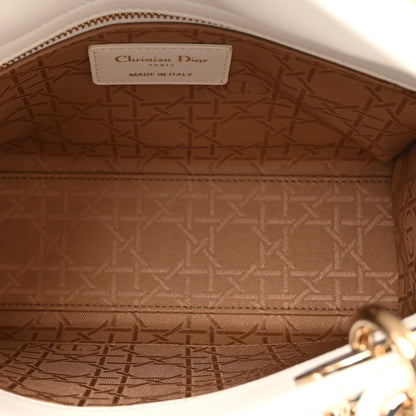 Christian Dior Lambskin Cannage Small My ABCDior Lady Dior White 5 of 11