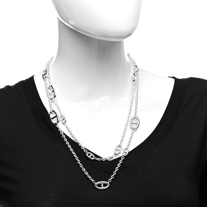 Hermes Sterling Silver Farandole Necklace 120 2 of 5