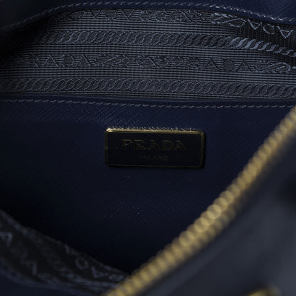 Prada Saffiano Vernice Dome Tote Royal 8 of 9
