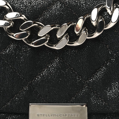 Stella McCartney Shaggy Deer Quilted Mini Beckett Chain Shoulder Bag Black 7 of 11