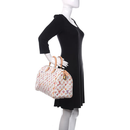 Louis Vuitton Watercolor Aquarelle Speedy 35 White 2 of 11