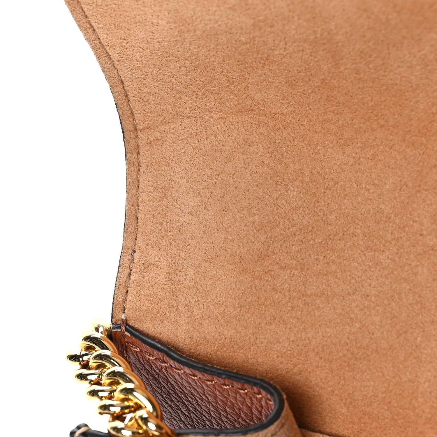 Louis Vuitton Soft Calfskin Mylockme Chain Bag BB Arizona Quartz Caramel 10 of 12