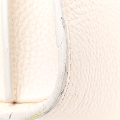 Saint Laurent Grained Calfskin Small Sac De Jour Dove White 14 of 15