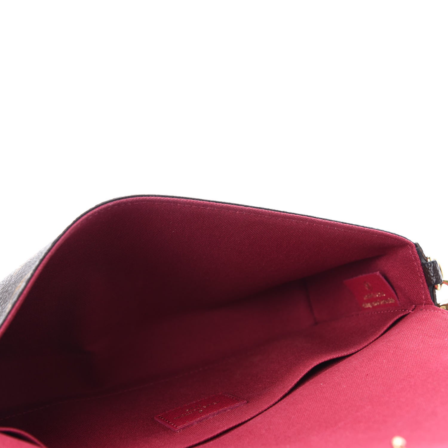 Louis Vuitton Monogram Pochette Felicie Chain Wallet Fuchsia 5 of 13
