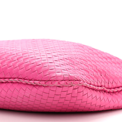 Bottega Veneta Nappa Intrecciato Large Veneta Hobo Rosa Shock 12 of 13