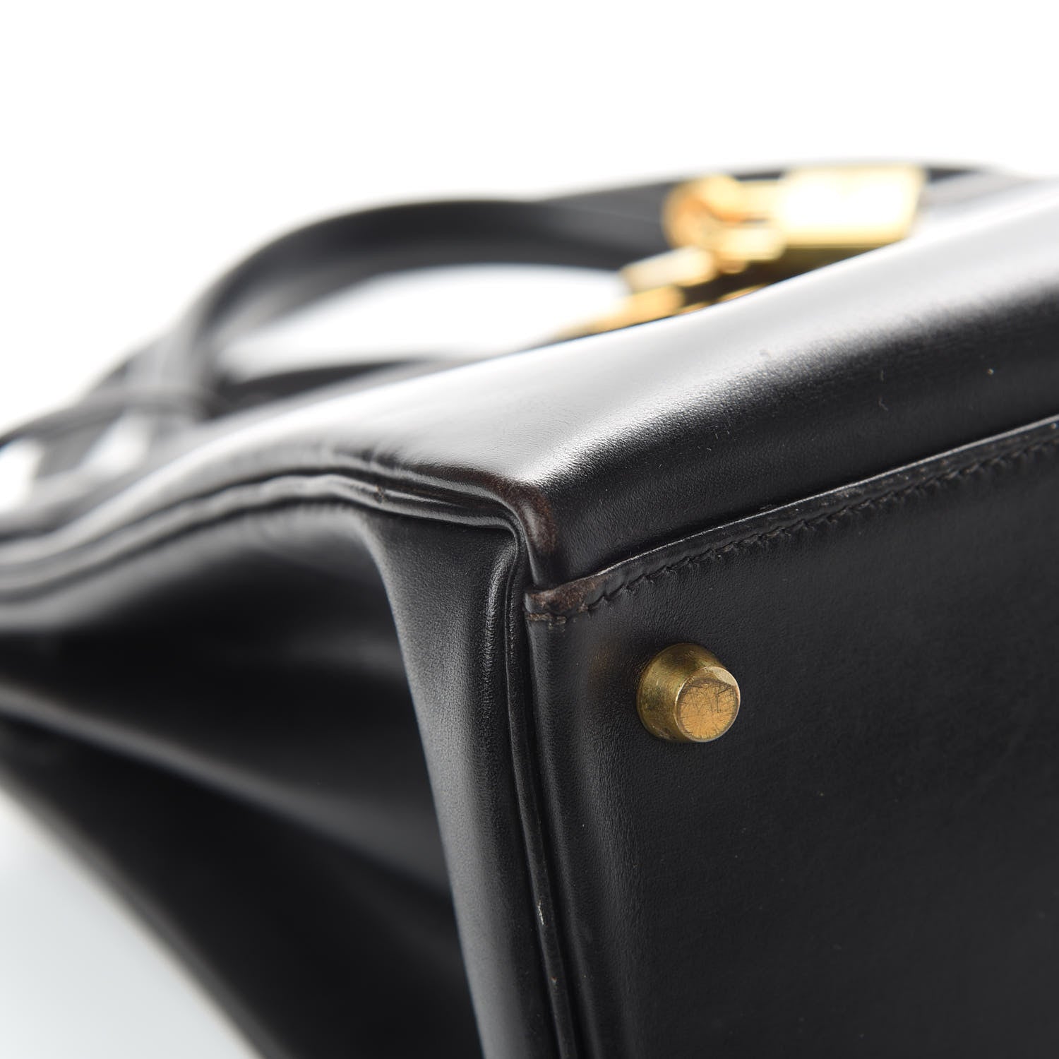 Hermes Box Kelly Retourne 32 Black 10 of 19