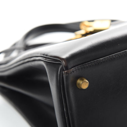 Hermes Box Kelly Retourne 32 Black 10 of 19