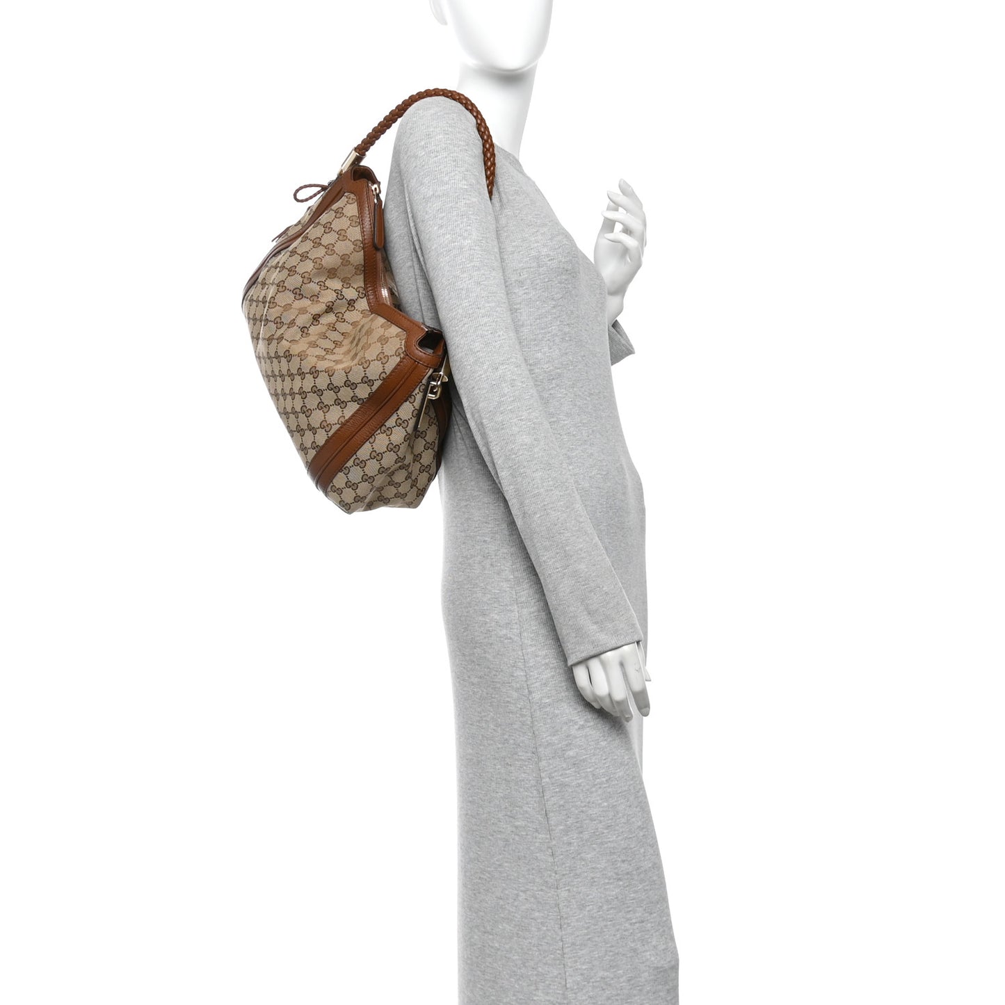 Monogram Cellarius Calfskin Medium Bella Hobo Beige Ebony Cuir