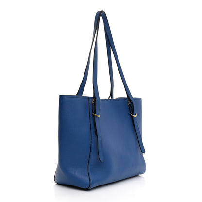 Prada Vitello Phenix Tote Blue 4 of 18