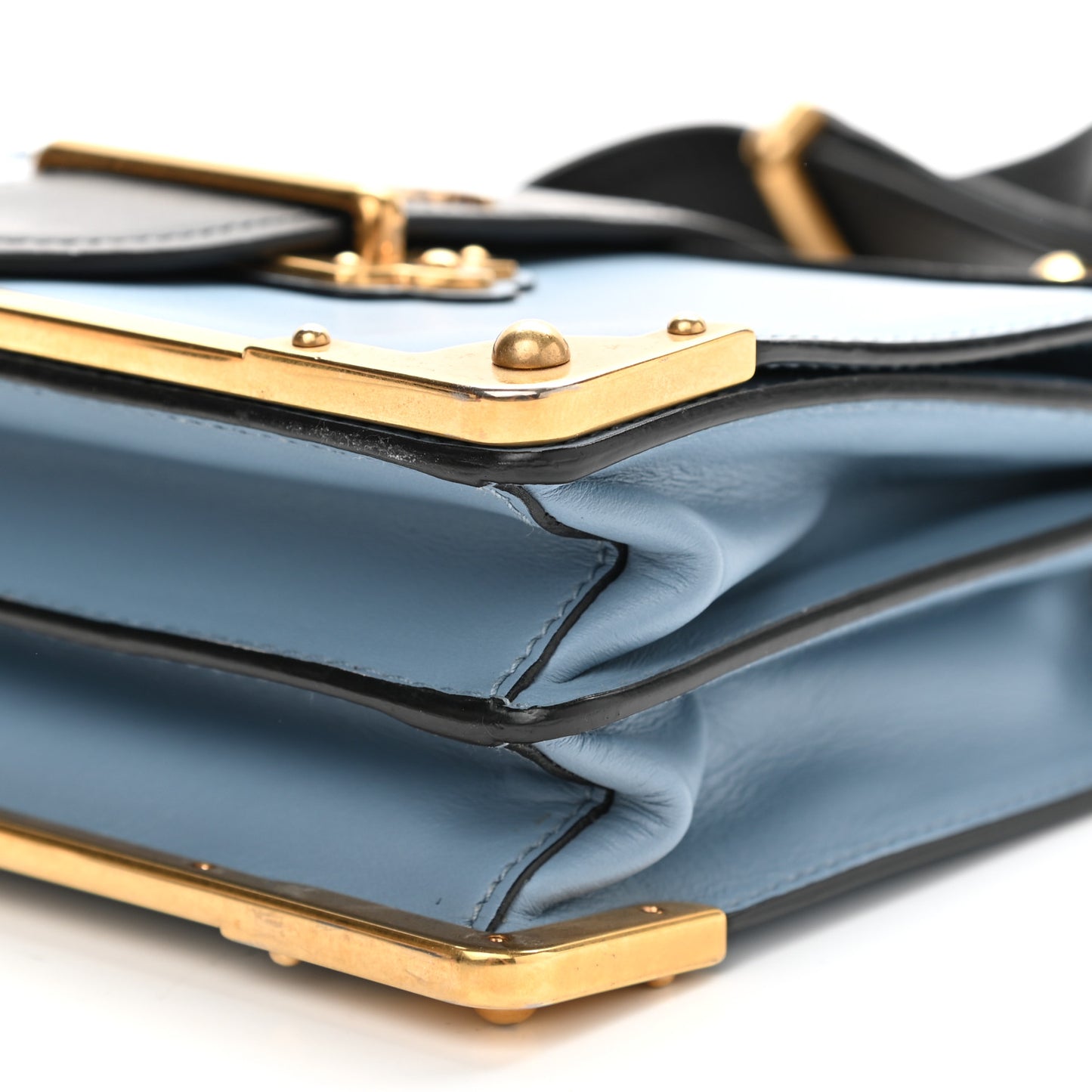 City Calf Saffiano Cahier Bag Astrale Black