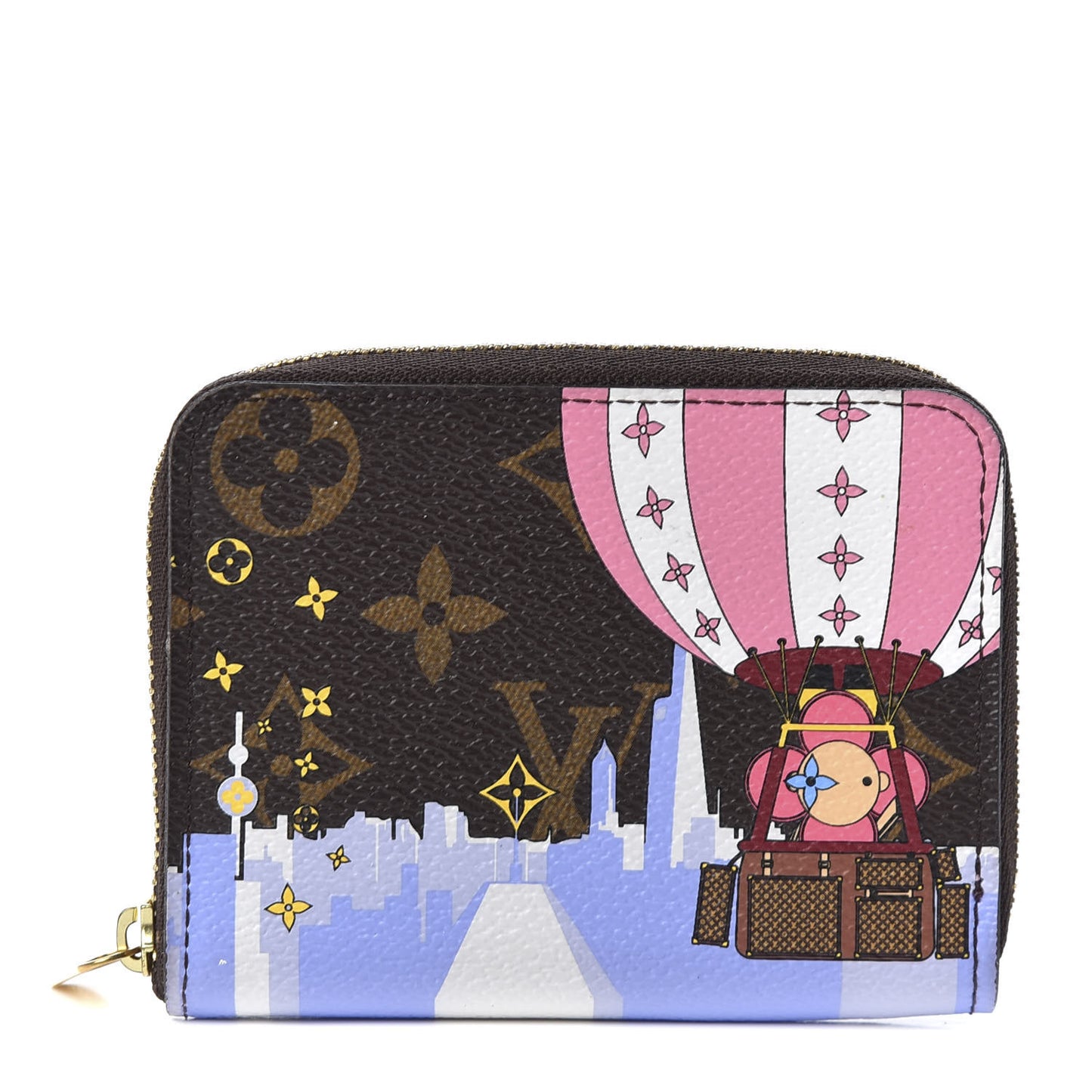 Monogram 2019 Christmas Animation Zippy Coin Purse