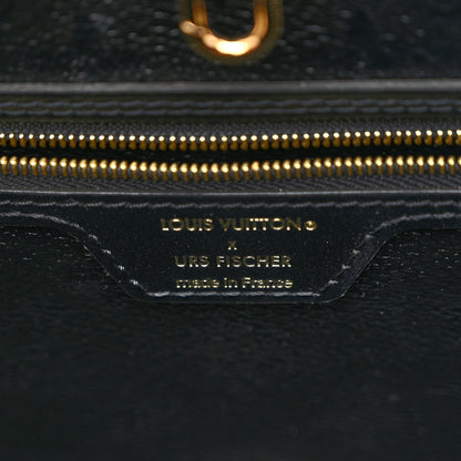 Louis Vuitton X UF Tufted Monogram Neverfull MM Black Red 6 of 11