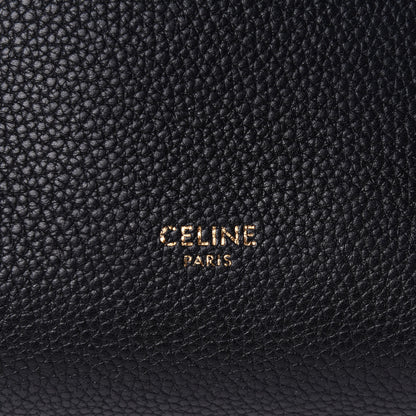 Celine Soft Grained Calfskin Small Sangle Bucket Bag Black 9 of 11