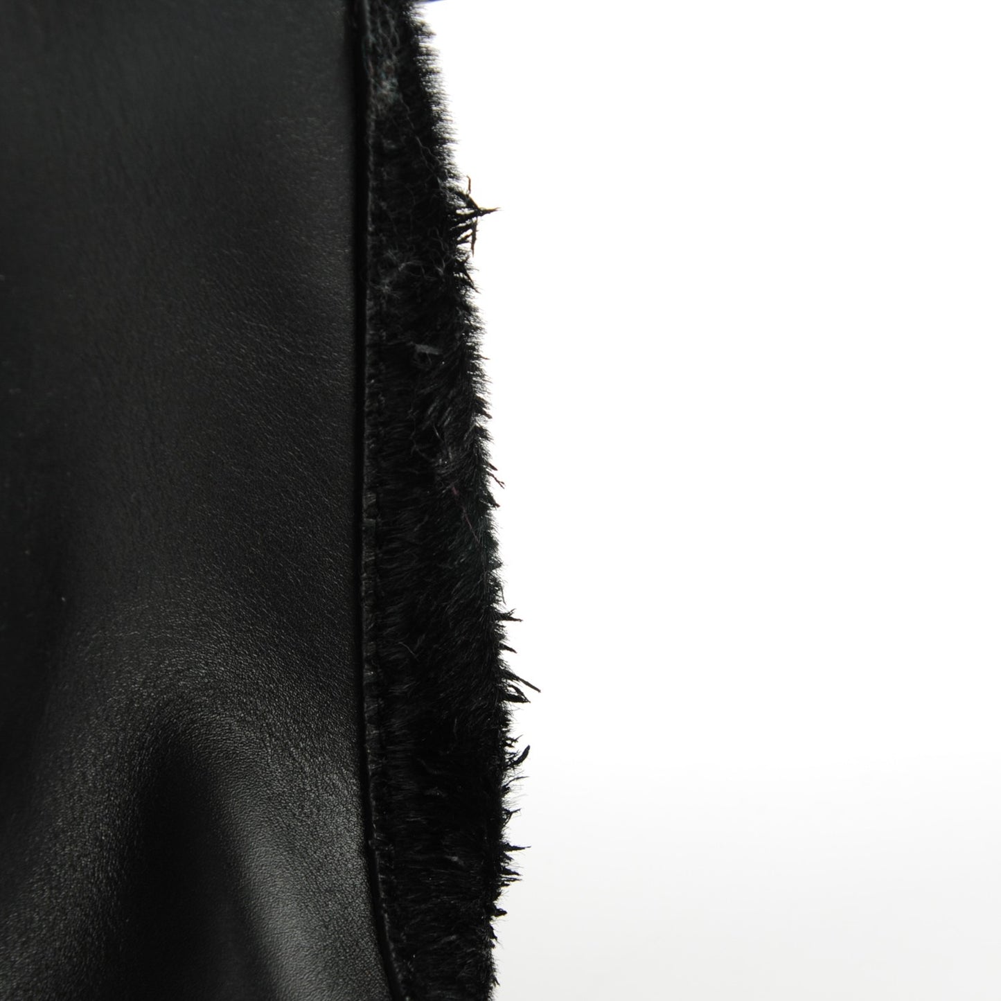 Calf Hair Prisma Skeletal Tote Black