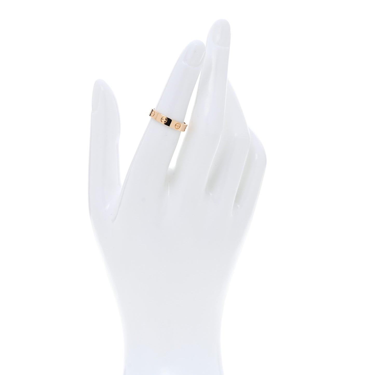 18K Yellow Gold 3.5mm LOVE Wedding Band Ring 50 5.25