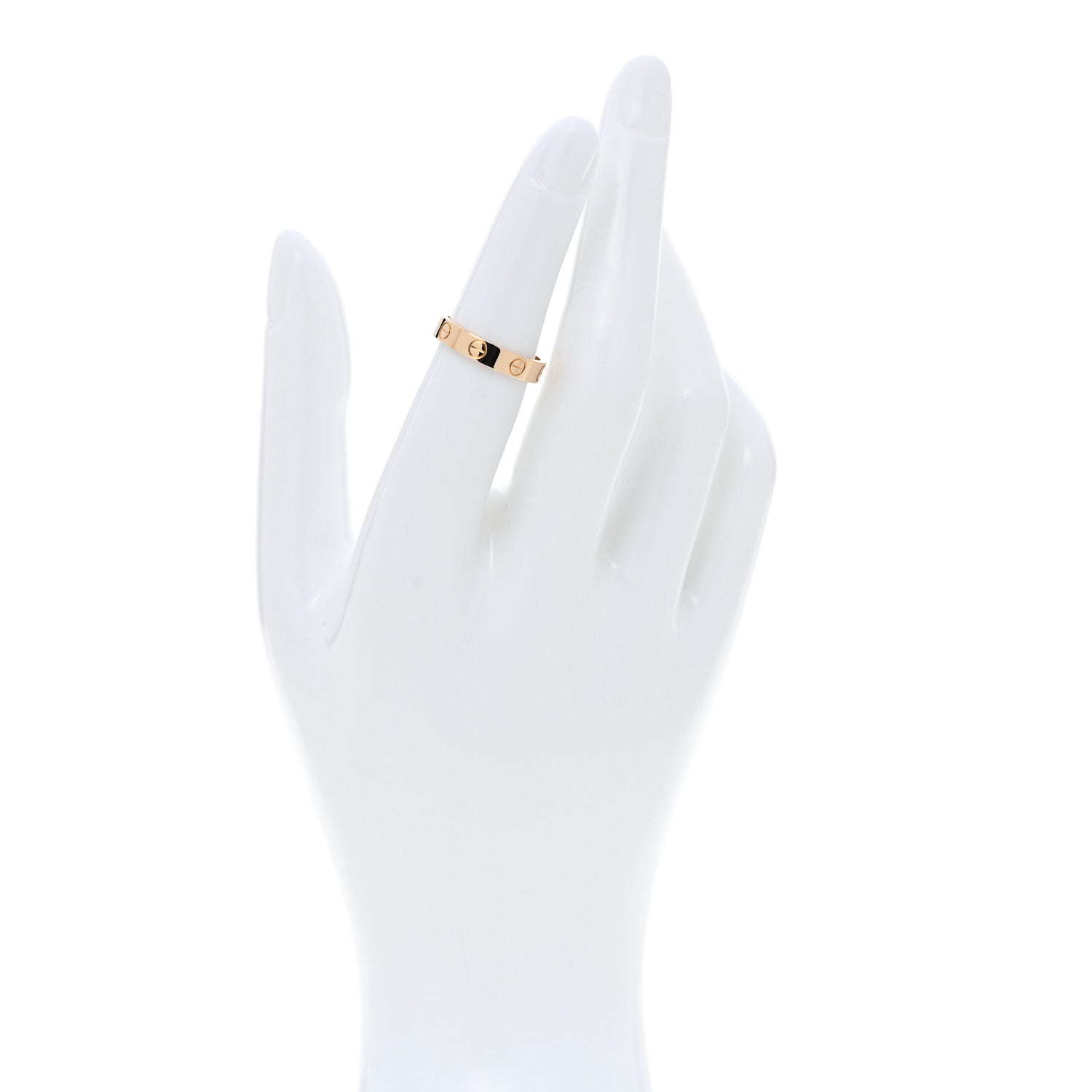 Cartier 18K Yellow Gold 3.5mm LOVE Wedding Band Ring 50 5.25 2 of 5