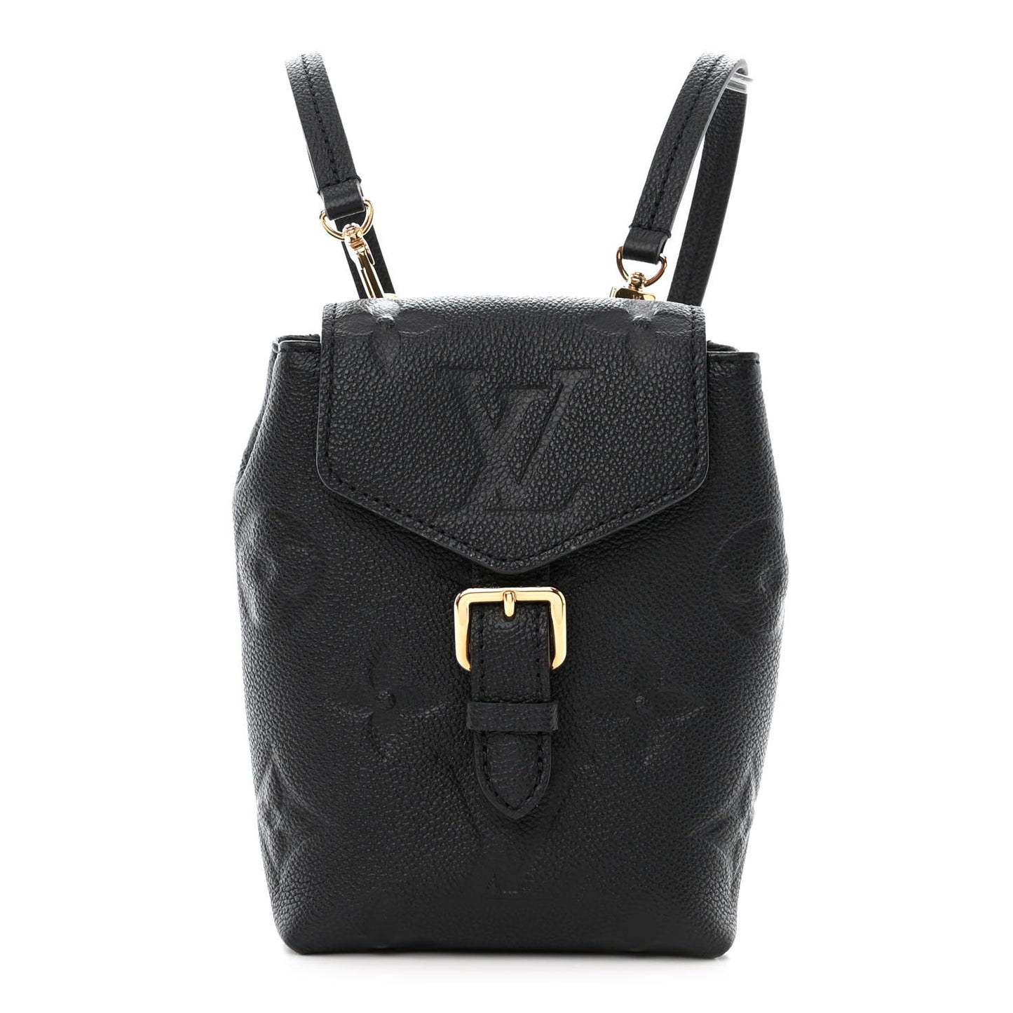 Empreinte Monogram Giant Tiny Backpack Black