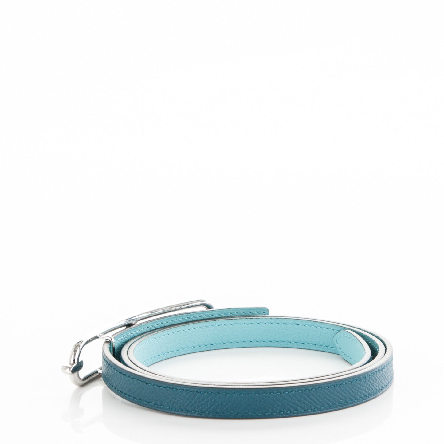 Epsom Togo 13mm Roulis Belt 85 Colvert Bleu Atoll