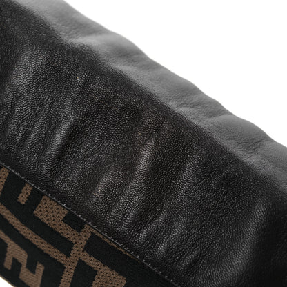Fendi Nappa Microfiber Fabric FF Rockoko Thigh High Boots 40 Ebano Tobacco Black 11 of 12
