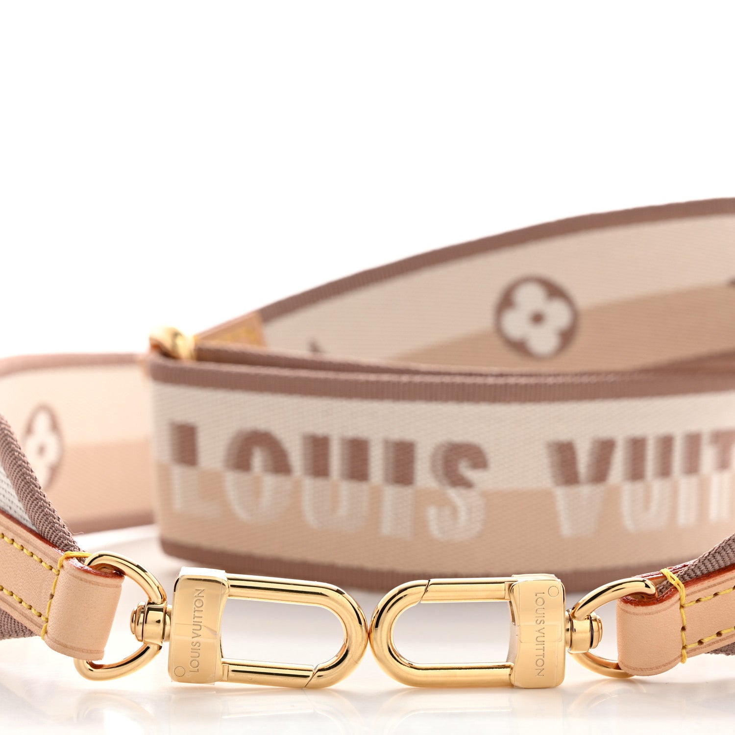 Louis Vuitton Jacquard Speedy Bandouliere 20 Shoulder Strap Beige 4 of 4