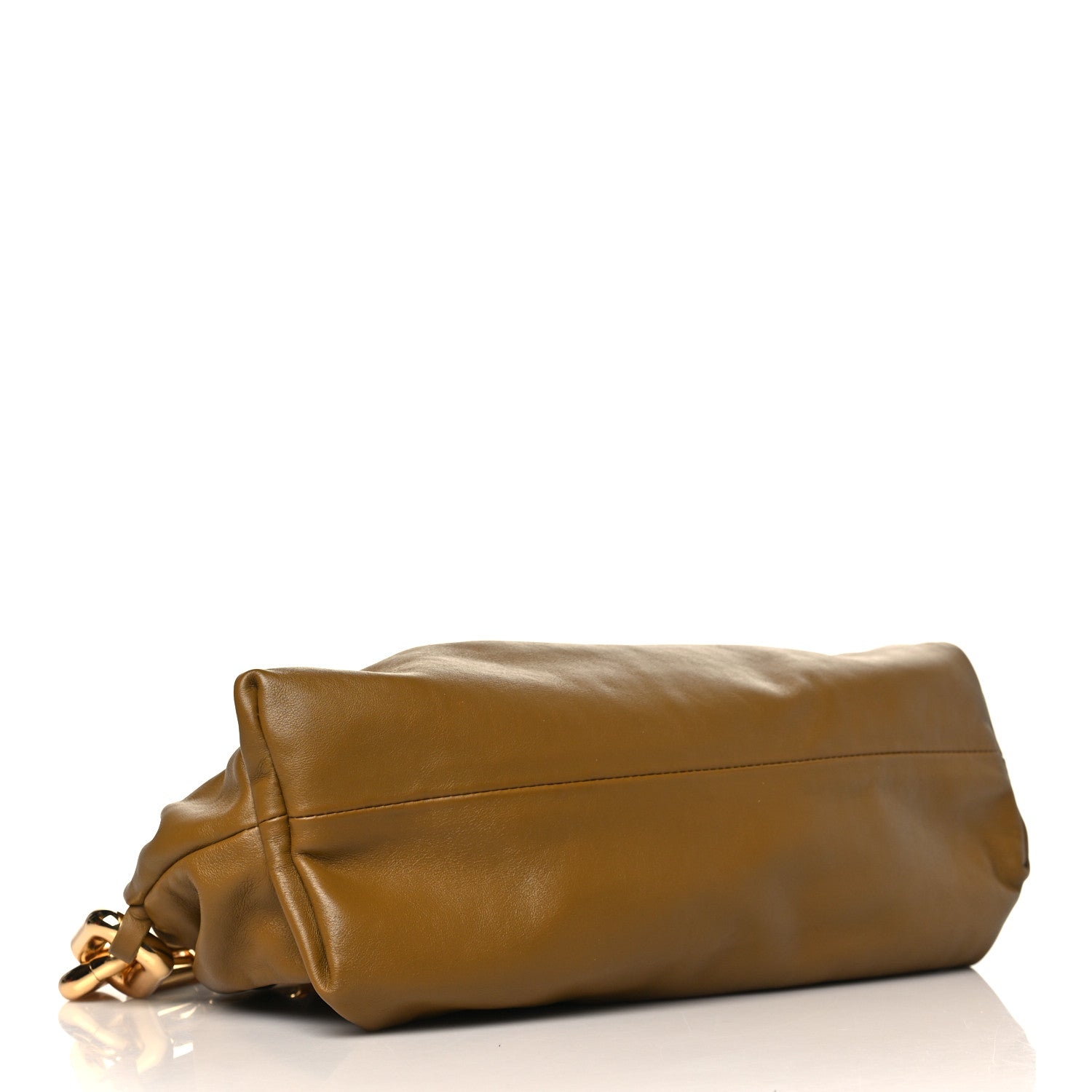 Bottega Veneta Calfskin The Pouch Chain Moutarde 4 of 9