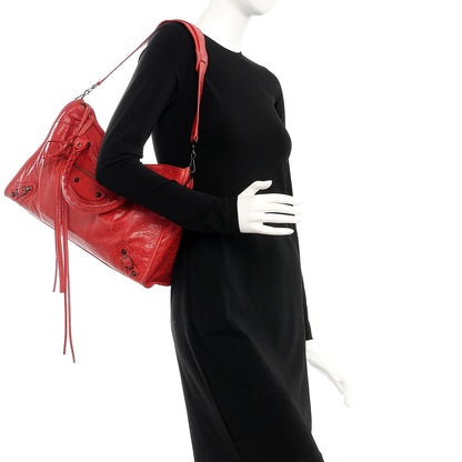 Balenciaga Agneau Classic Hardware City Rouge Cardinal 2 of 8