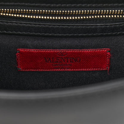 Valentino Garavani Vitello Small Glam Lock Rockstud Flap Black 6 of 15