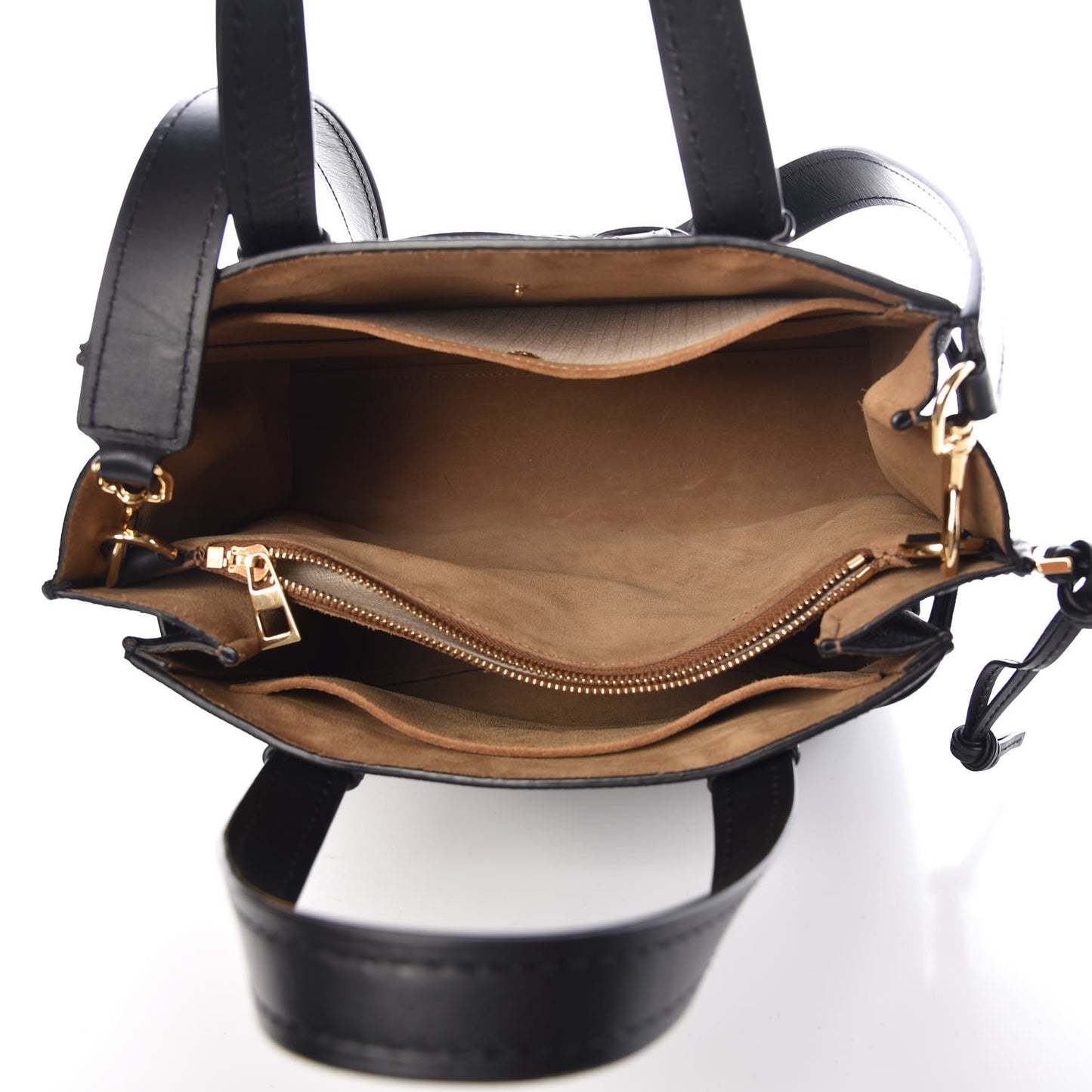 Calfskin Small Gate Tote Black