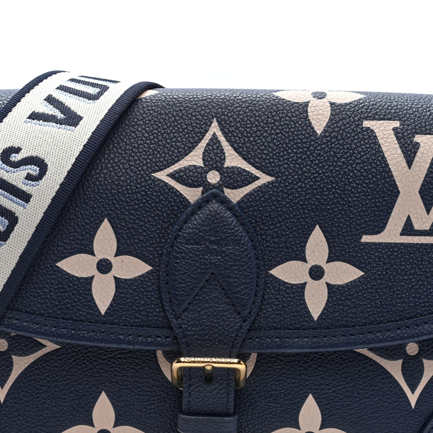 Louis Vuitton Empreinte Giant Monogram Diane Navy Creme 7 of 9