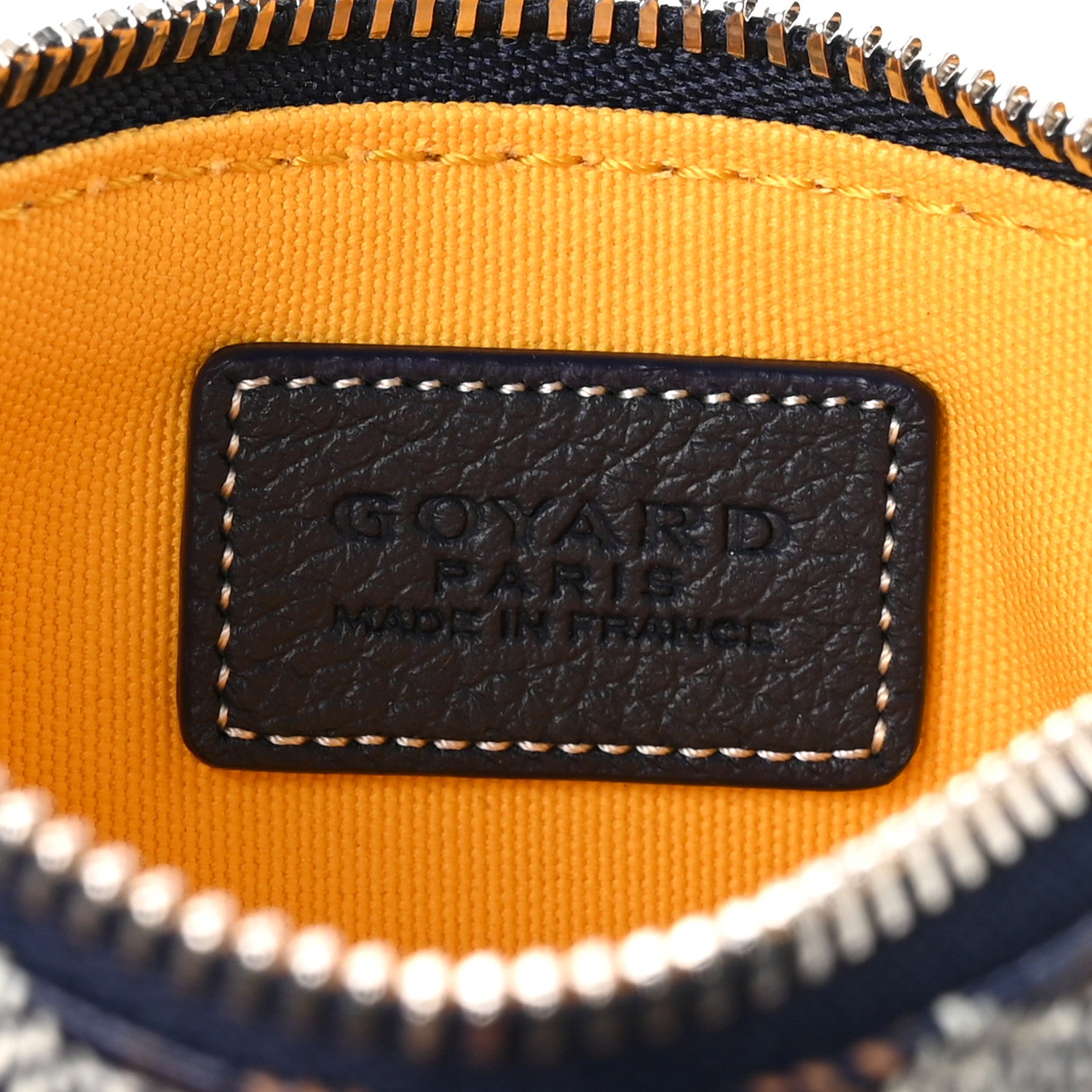Goyard Goyardine Nano Senat Key Pouch Navy 6 of 8