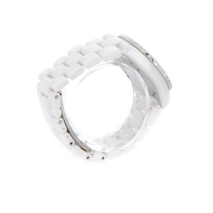 Chanel Stainless Steel Ceramic 38mm J12 Automatic Watch White 4 of 8