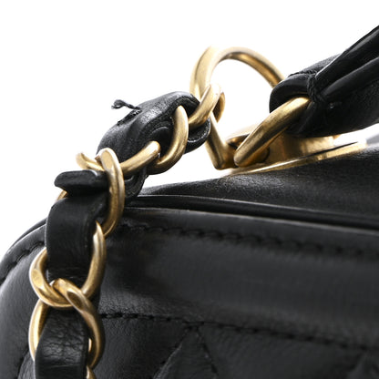 Chanel Calfskin Quilted CC Medium Vanity Case Black 23 of 23