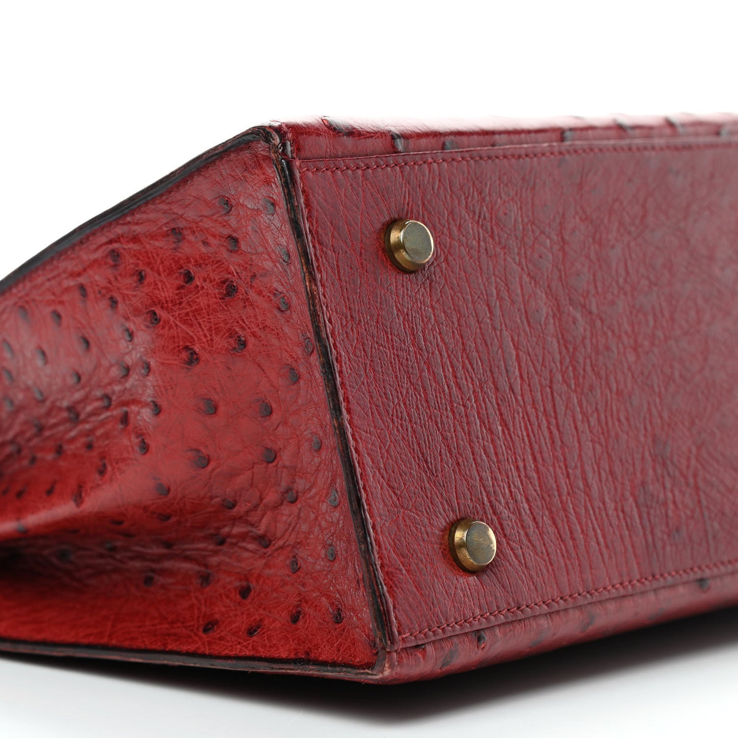 Ostrich Kelly Sellier 28 Rouge H