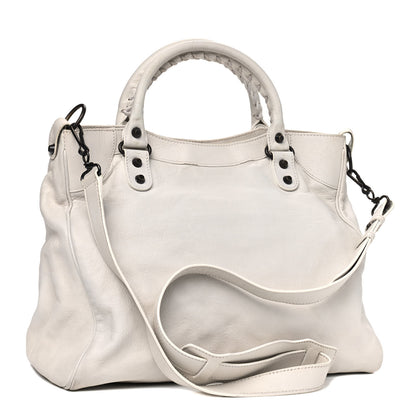 Balenciaga Agneau Classic Hardware Velo White Light 2 of 15