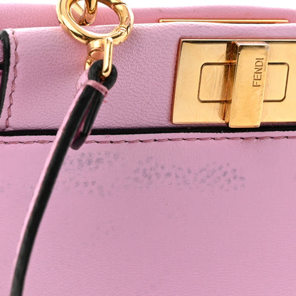 Fendi Shiny Nappa Micro Peekaboo Iconic Satchel Lavanda 9 of 11