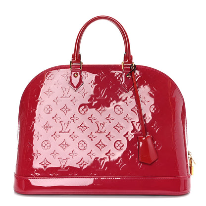 Louis Vuitton Vernis Alma GM Rose Indien 1 of 8