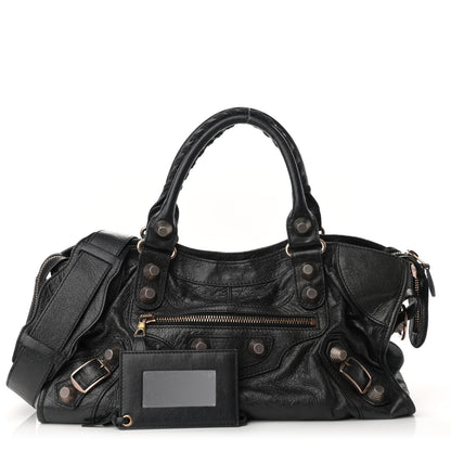 Balenciaga Agneau Giant 21 Rose Gold Hardware Part Time Black 1 of 12